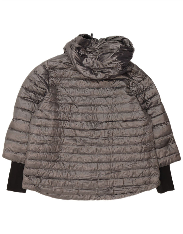 Calvin Klein Veste matelassée surdimensionnée pour femme UK 18 XL Gris Polyester