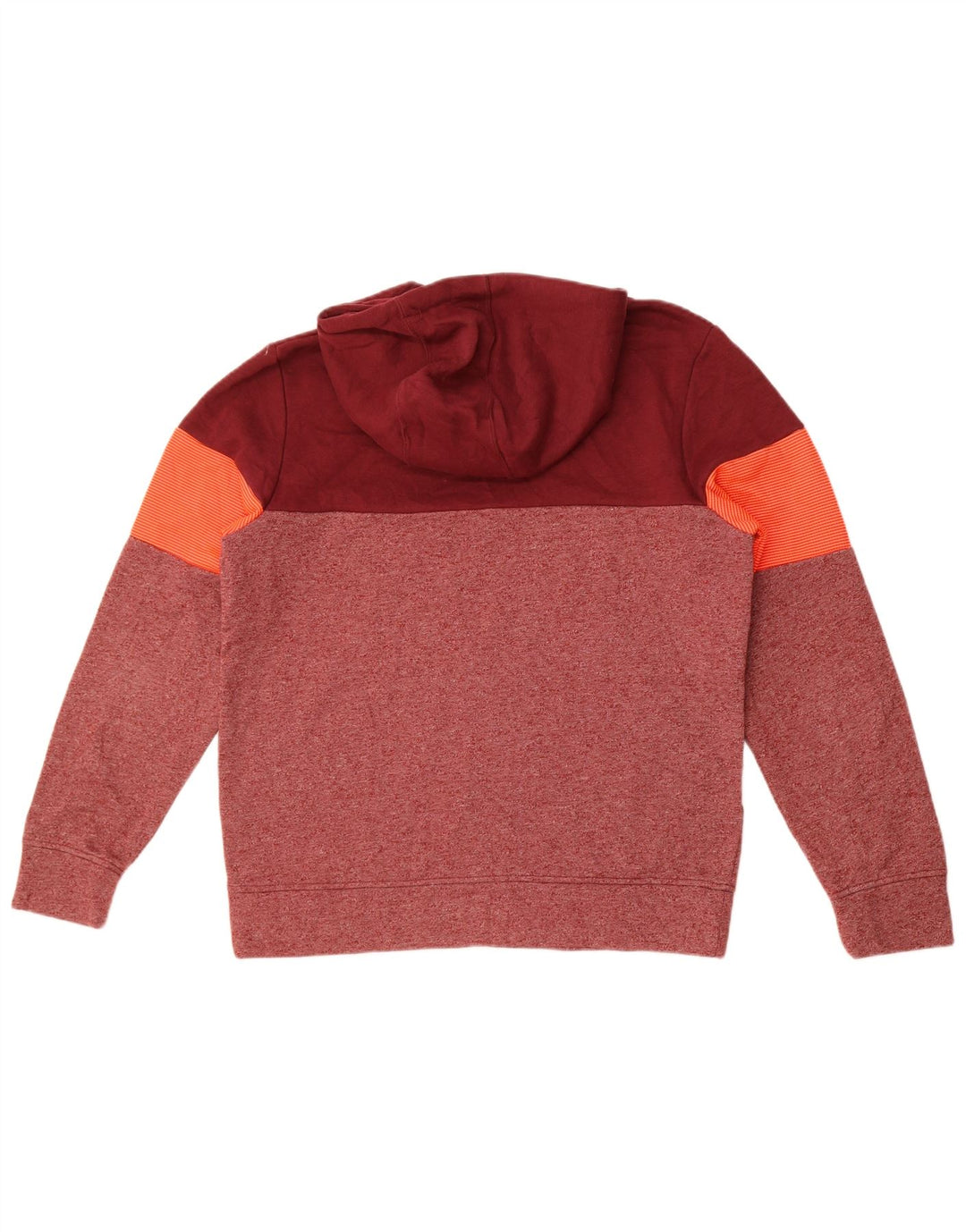Jack & Jones Pull à capuche pour homme en polyester color block bordeaux moyen