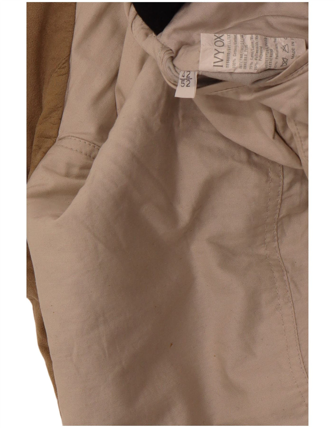 IVY OXFORD Veste coupe-vent pour homme UK 42 XL Bleu marine Coton