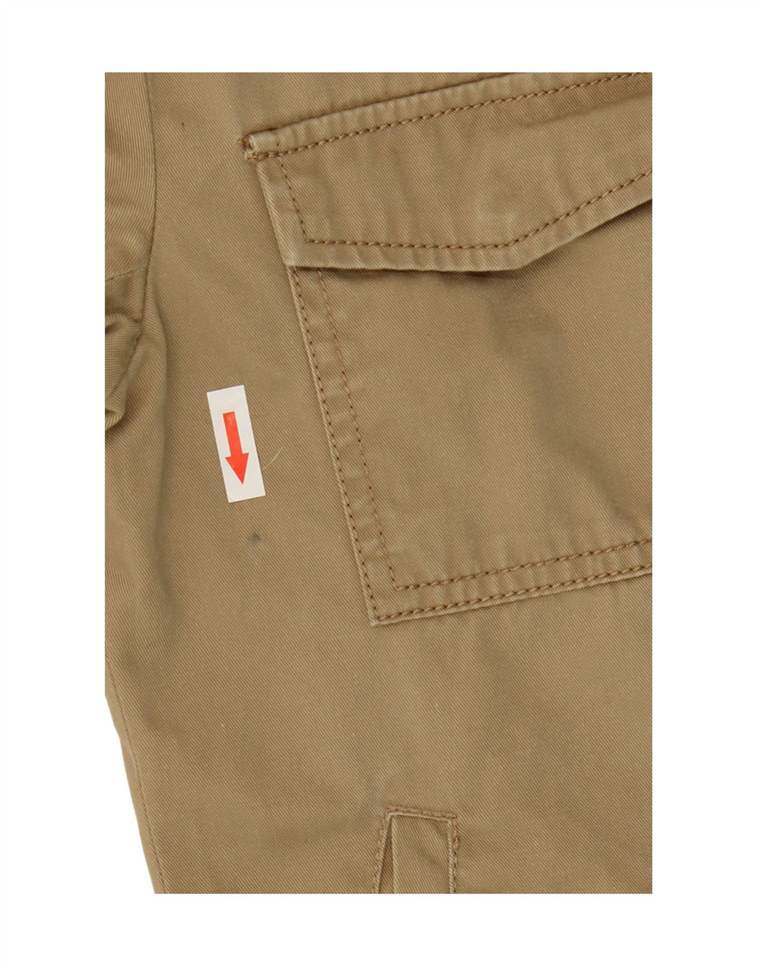 Zara Veste Bomber Militaire Homme UK 38 Coton Beige Moyen