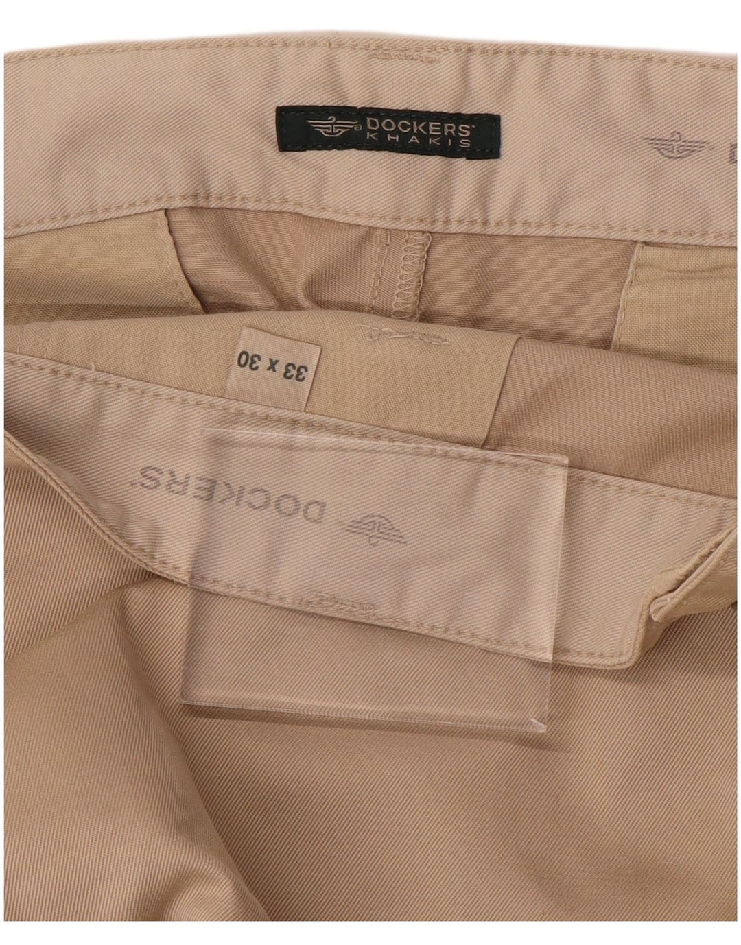DOCKERS Pantalon Chino Droit Khakis Homme W33 L30 Beige
