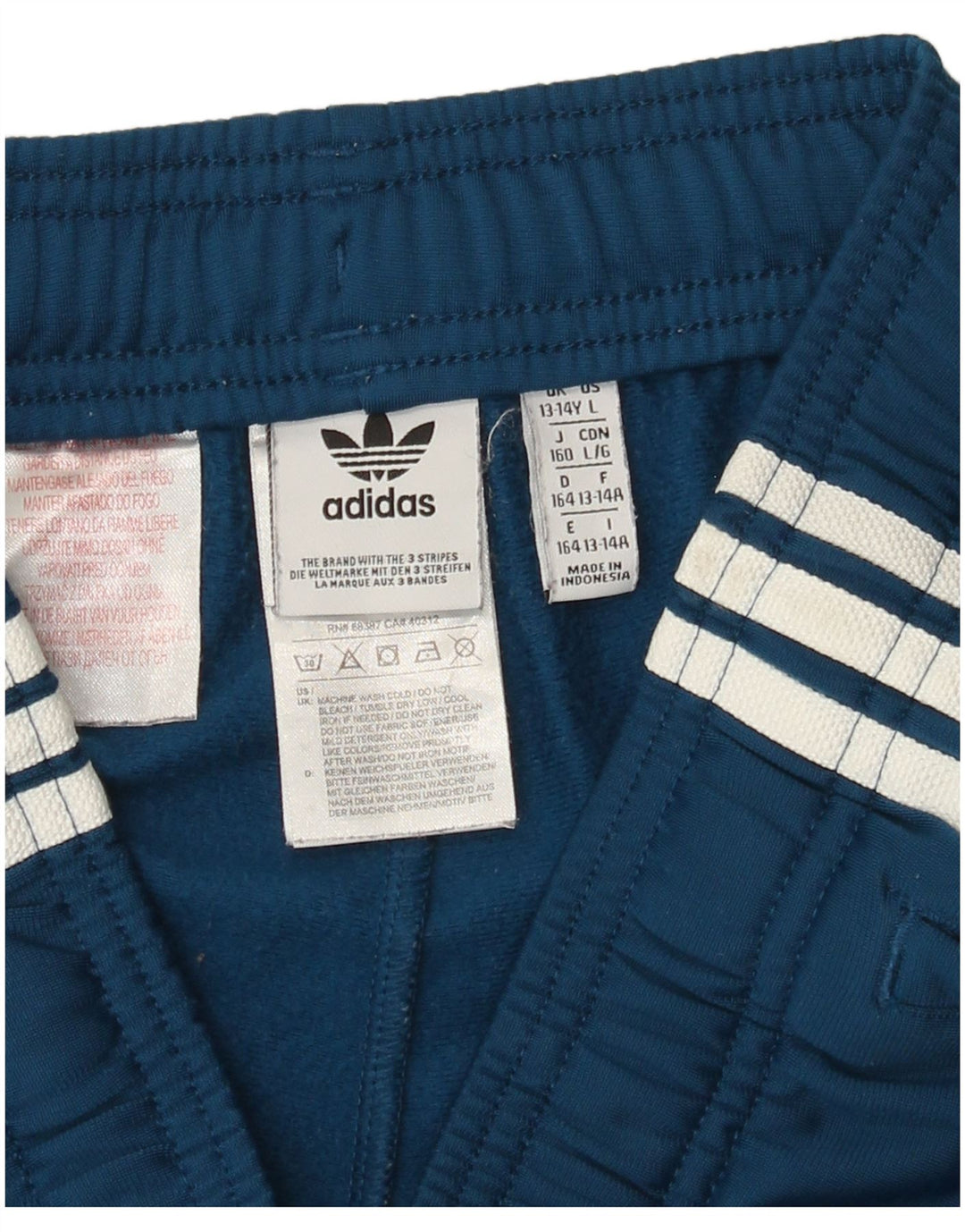 Adidas Short de sport garçon 13-14 ans Bleu Polyester
