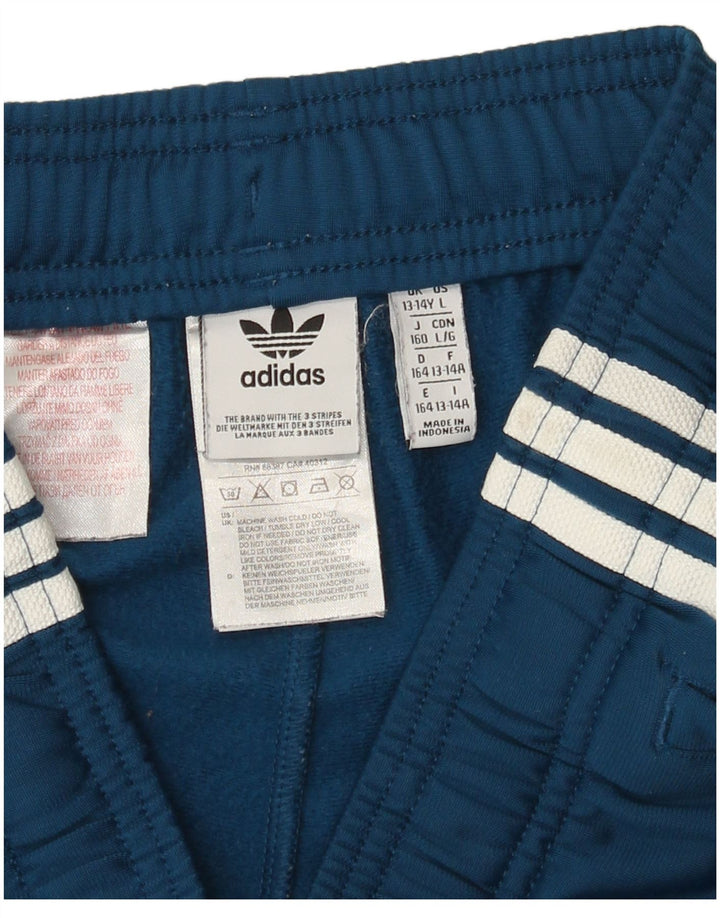 Adidas Short de sport garçon 13-14 ans Bleu Polyester