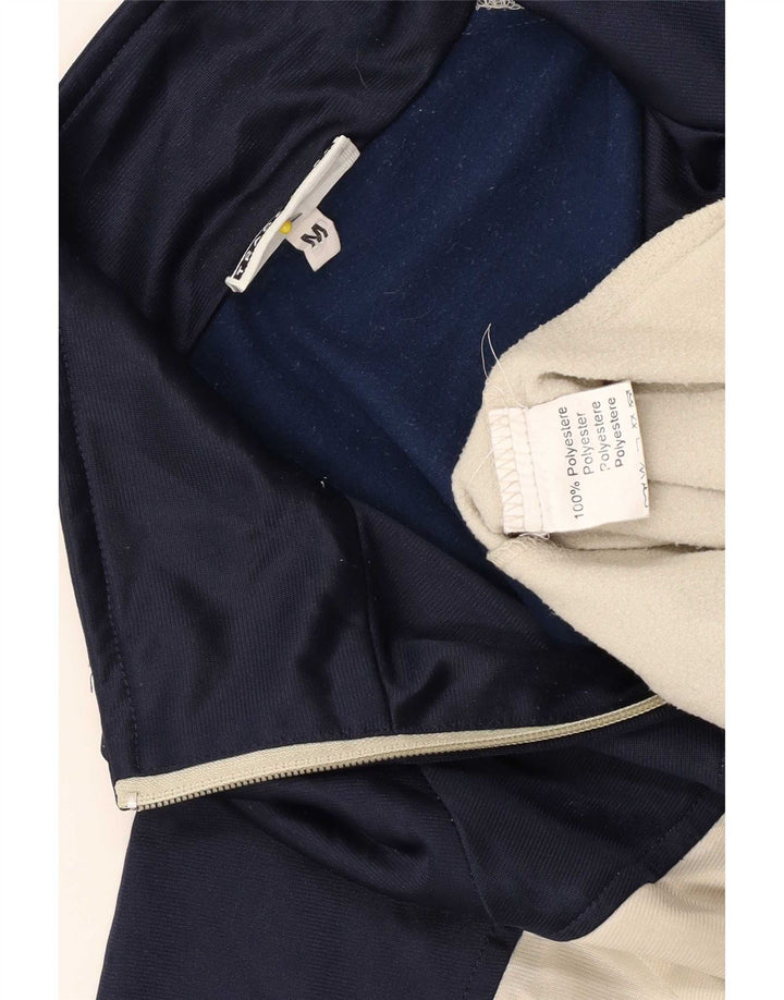 Veste de survêtement Asics pour homme Bleu marine moyen Polyester colorblock