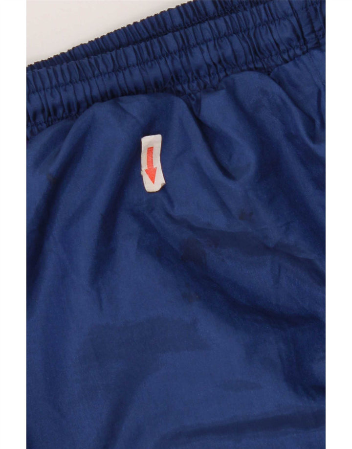 vintage Mens Survêtement Pantalon Joggers Grand Bleu Marine Polyester