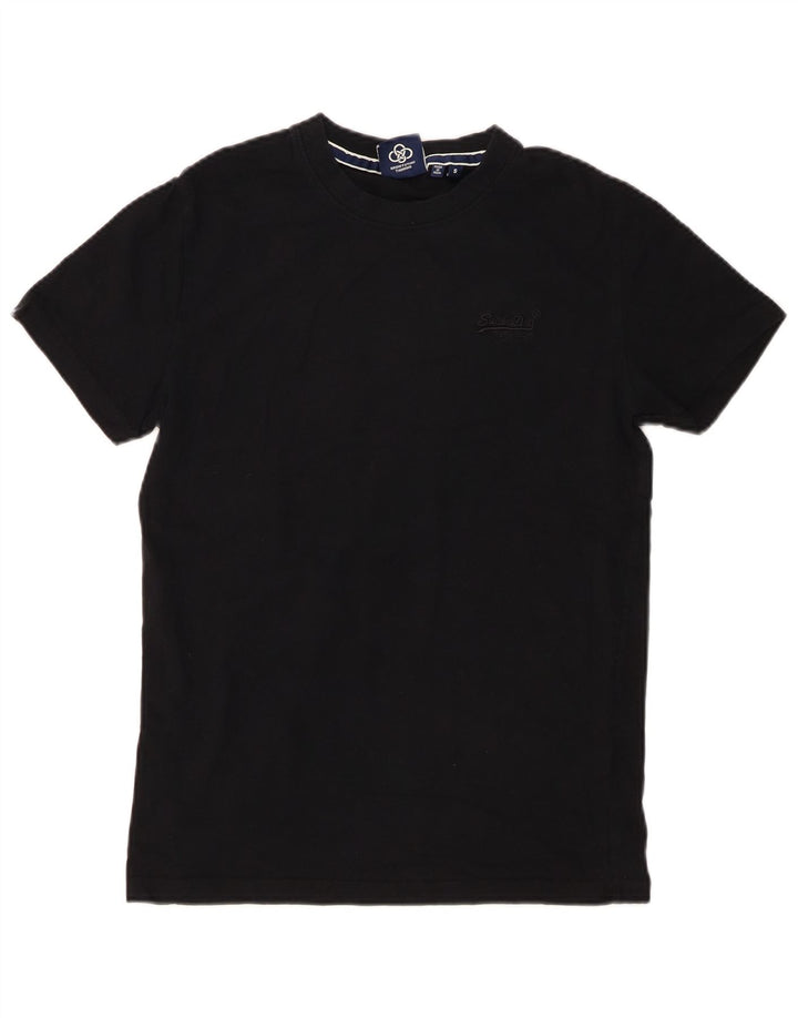 Superdry T-Shirt Homme Noir Petit Coton