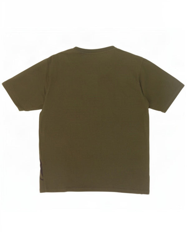 AUSTRALIAN L'ALPINA T-Shirt Graphique Homme Grand Kaki Coton
