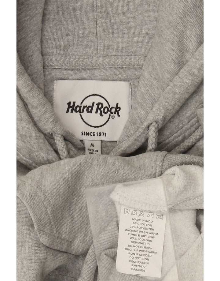 Hard Rock Cafe Pull à capuche effet vieilli Bruxelles pour homme Gris moyen moucheté