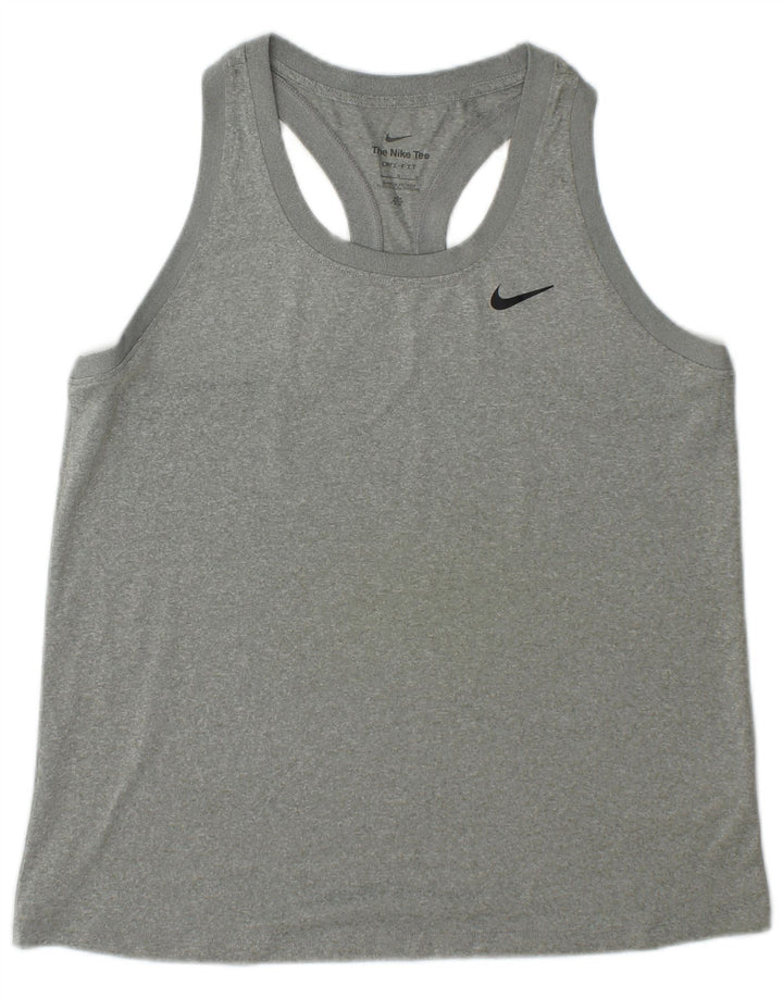 Nike Hommes Dri Fit Débardeur Grand Gris Polyester