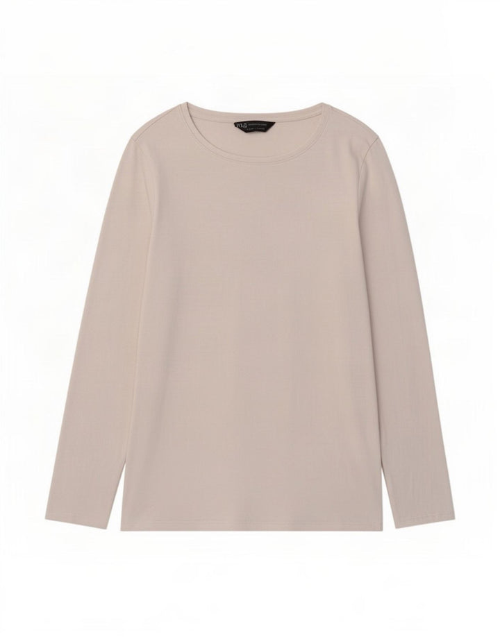 Marks & Spencer Haut à manches longues pour femme UK 12 Coton blanc moyen