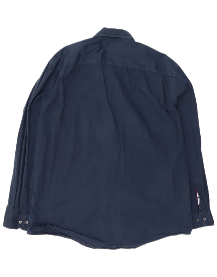 Tommy Hilfiger Chemise Homme 2XL Bleu Marine Coton