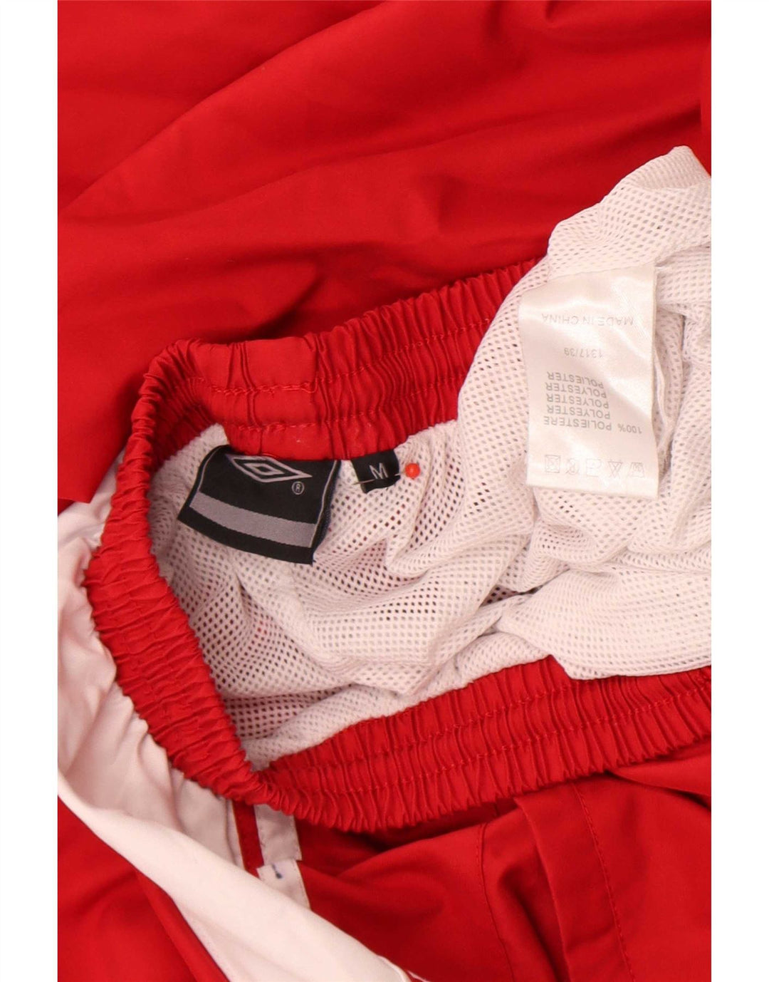 Umbro Pantalon de Survêtement Homme Rouge Moyen Polyester Colorblock