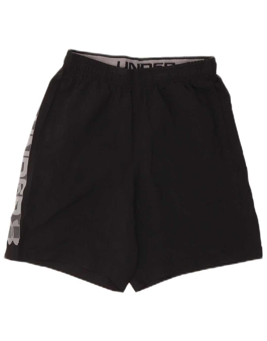 Under Armour Short de Sport Graphique Coupe Ample Homme Petit Noir Polyester