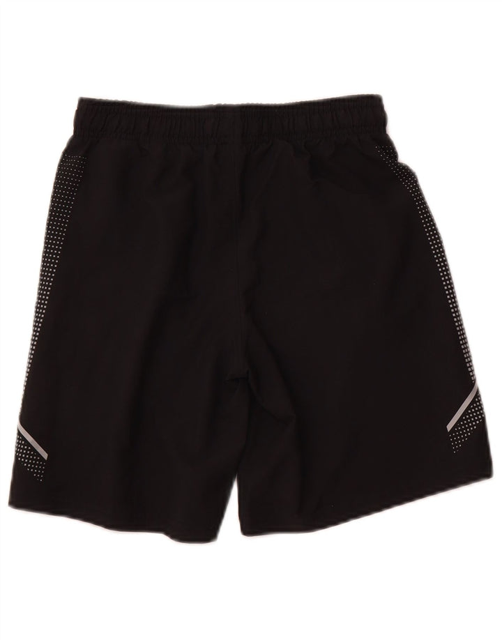 Under Armour Short de sport coupe ample graphique pour garçon 9-10 ans Noir moyen