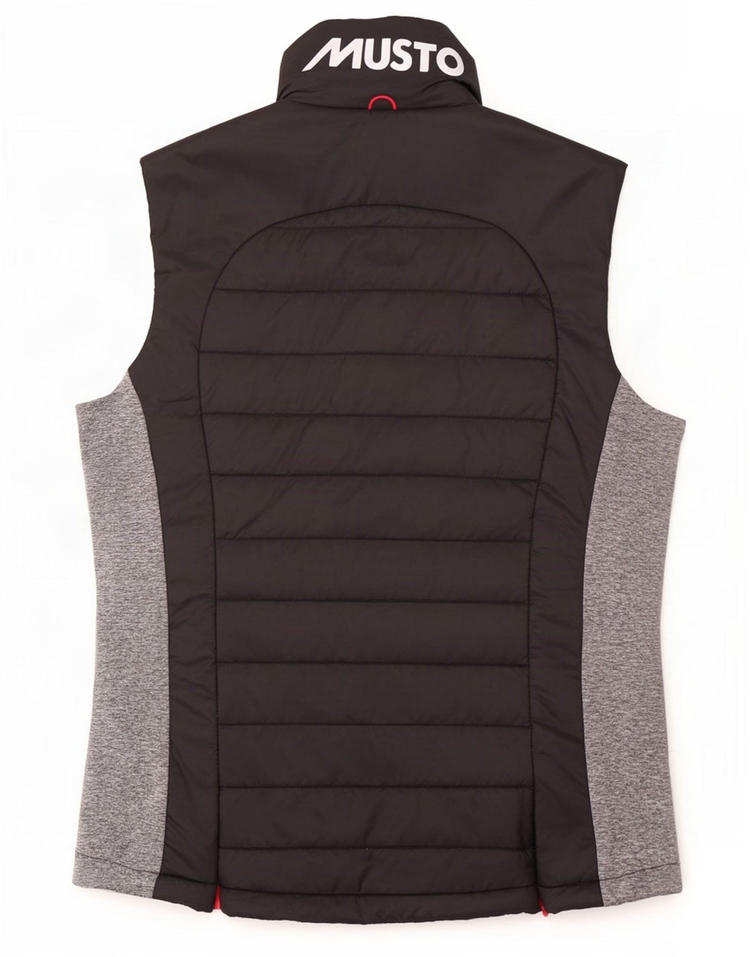 Musto Gilet rembourré pour femme UK 12 Medium Noir Colorblock Polyester
