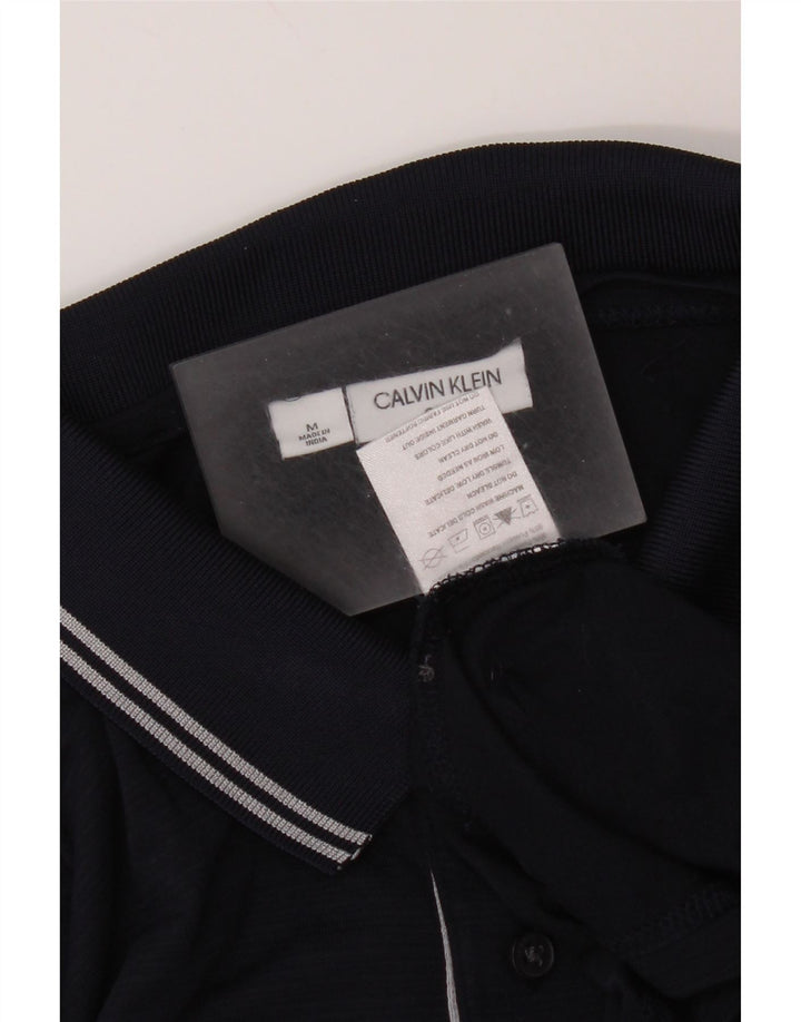Calvin Klein Polo Homme Bleu Marine Moyen Polyester
