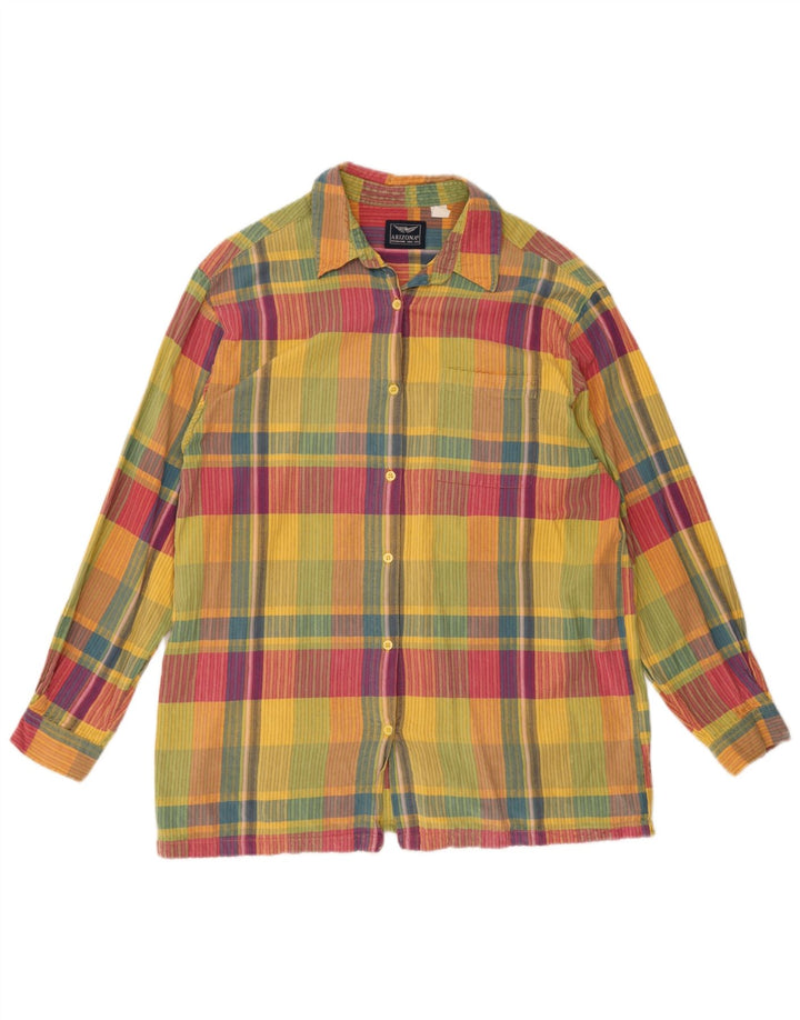 Chemise Femme Arizona UK 18 XL Coton à Carreaux Multicolore