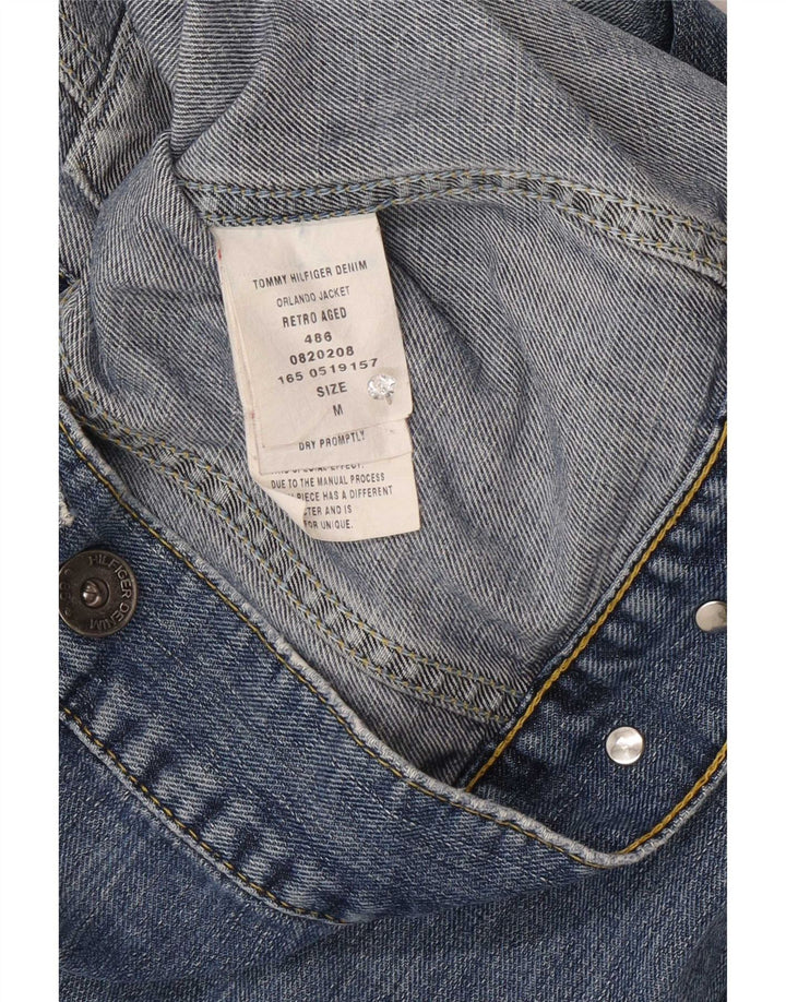Tommy Hilfiger Veste en jean pour femme UK 12 Bleu moyen Coton