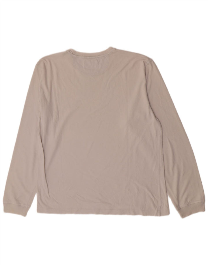 Champion Haut à manches longues pour homme en coton blanc cassé