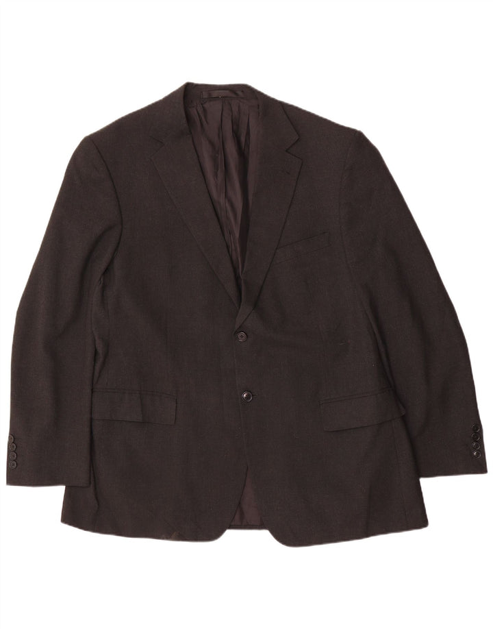 Marks & Spencer Veste blazer à 2 boutons pour homme UK 44 XL Gris Polyester