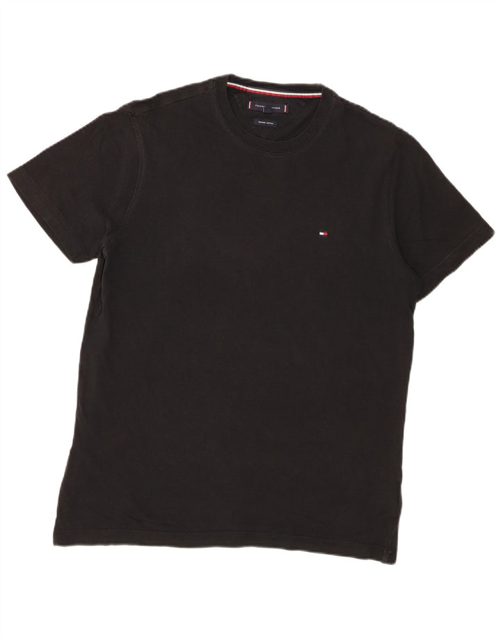 Tommy Hilfiger T-Shirt Homme Noir Moyen Coton