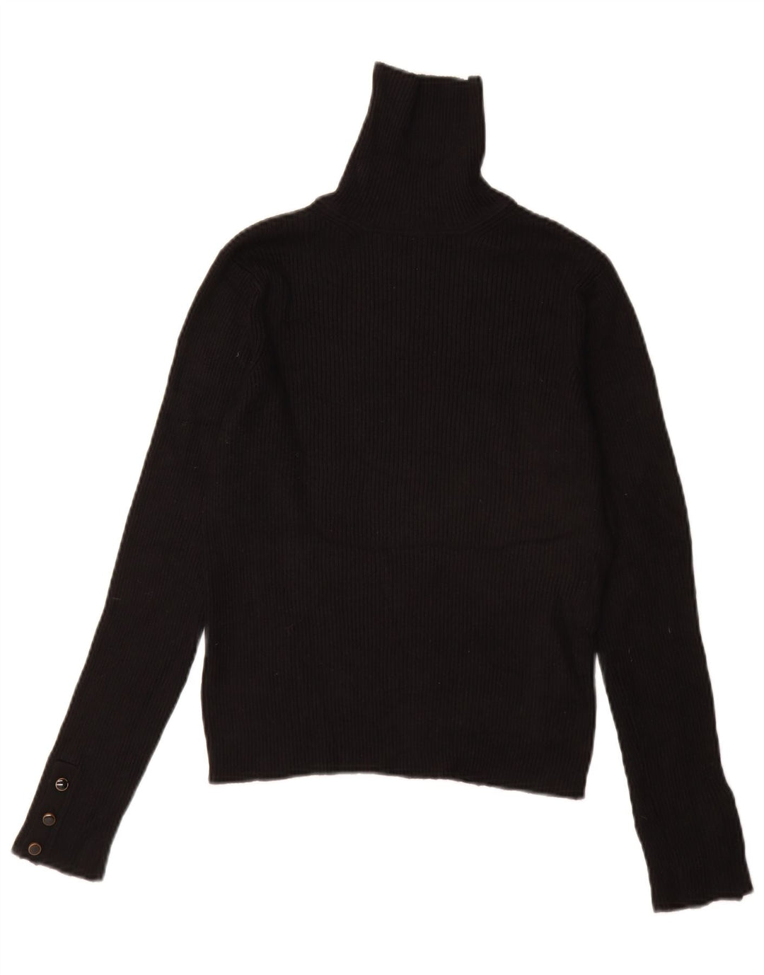 Lipsy Femme Pull Col Roulé UK 42 Medium Noir Viscose