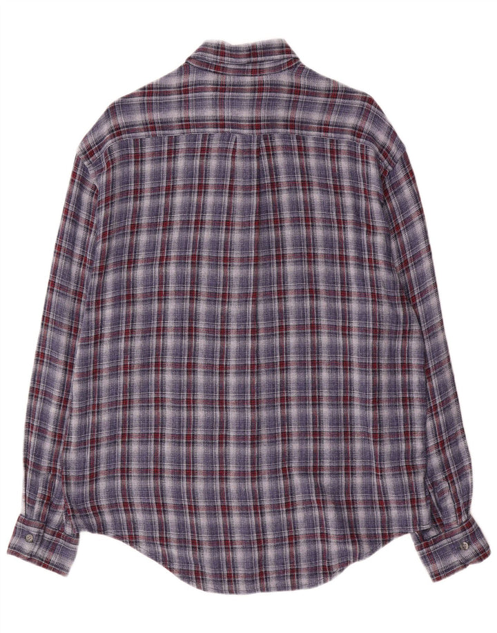 Calvin Klein Jeans Chemise en flanelle pour homme à carreaux bleus