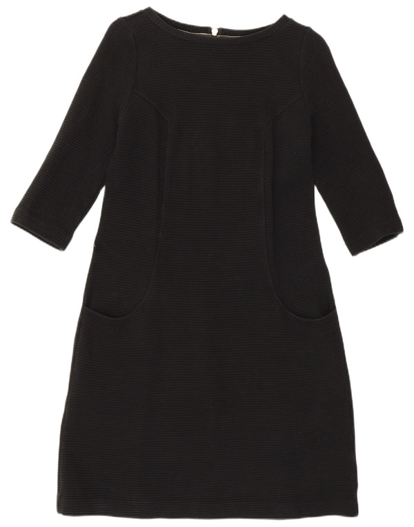 Robe pull classique à manches 3/4 Boden pour femme UK 8 Small Noir Coton