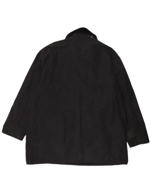 MC Orvis Veste en coton ciré pour homme UK 42 XL Coton noir