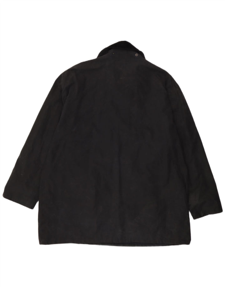 MC Orvis Veste en coton ciré pour homme UK 42 XL Coton noir