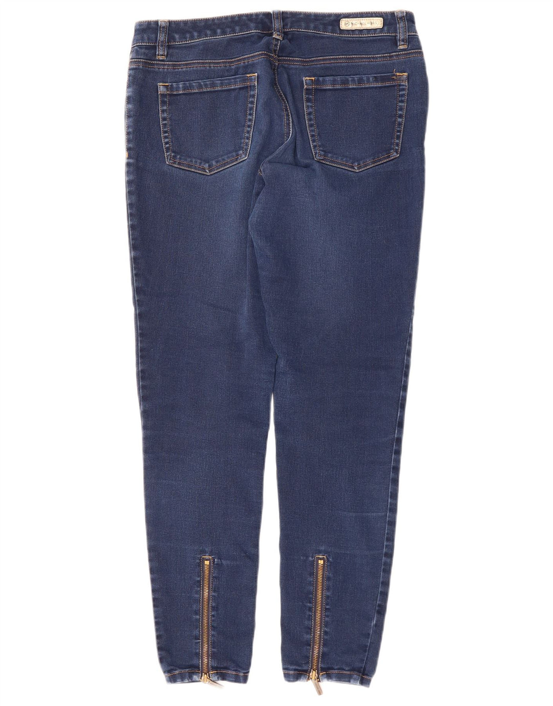 MICHAEL KORS Jean skinny pour femme US 8 Medium W29 L29 Bleu marine en coton