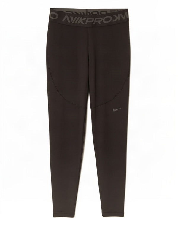 Nike Legging graphique Therma-Fit pour femme UK 12 Noir moyen Polyester