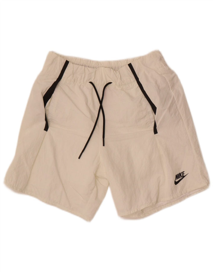 Short de sport Nike XS en nylon blanc pour homme