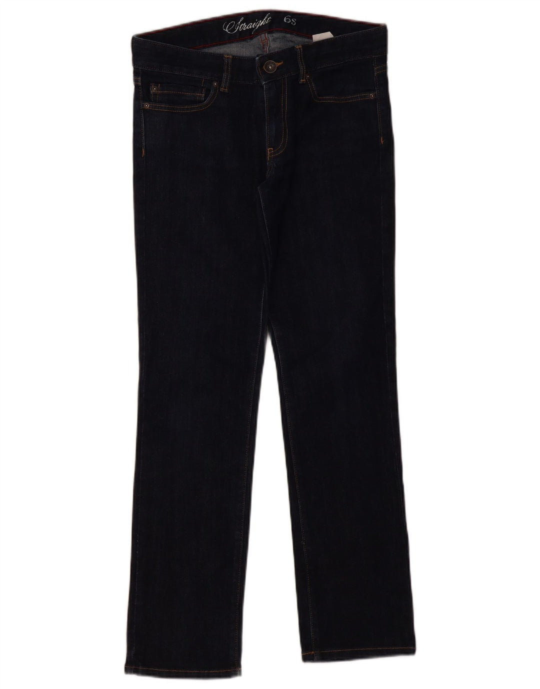 Tommy Hilfiger Jean droit pour femme US 6 Medium W32 L30 Bleu marine