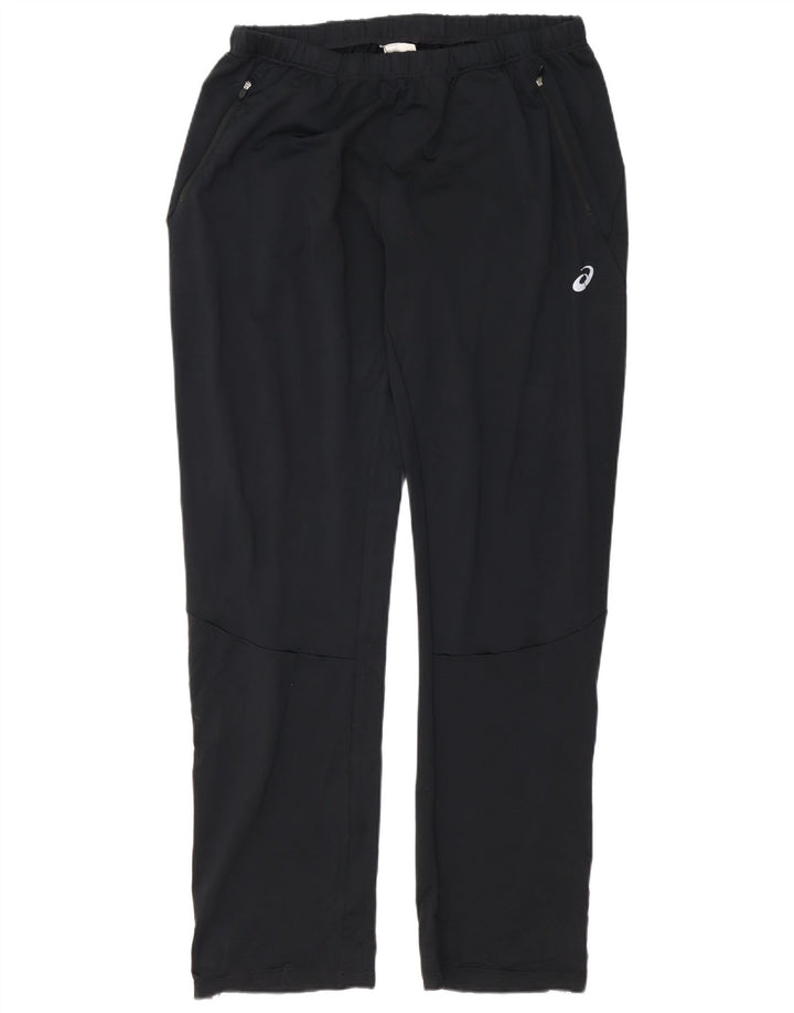 Asics Pantalon de survêtement homme UK 18 XL Noir Polyester
