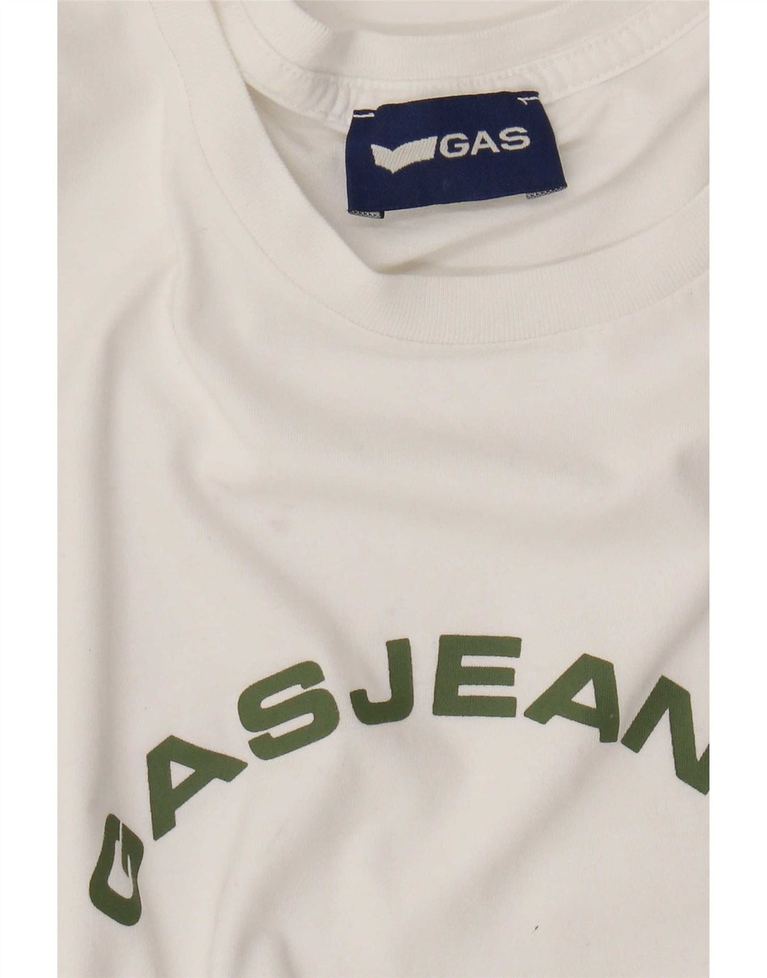 Gas T-Shirt Graphique Homme Blanc Moyen