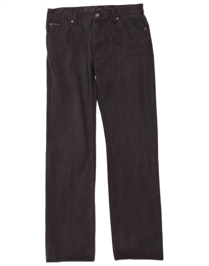 Calvin Klein Jean droit homme W33 L34 bleu marine coton