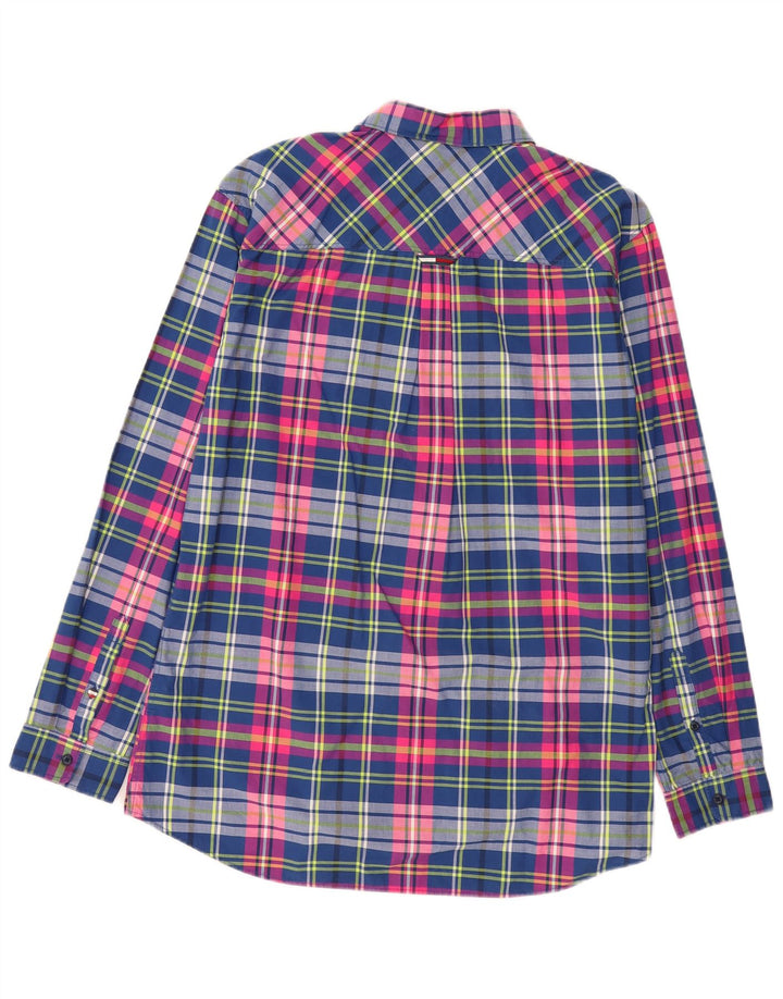 TOMMY HILFIGER Chemise Regular Fit Homme XL Bleu Marine à Carreaux Coton