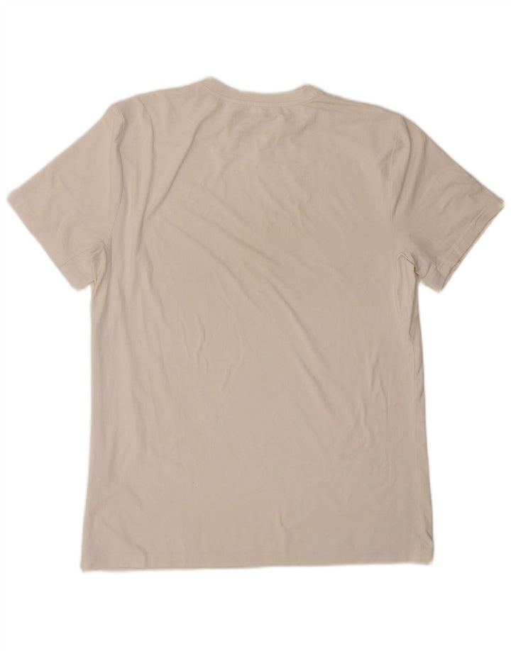 Calvin Klein T-Shirt Homme Blanc Moyen Polyester
