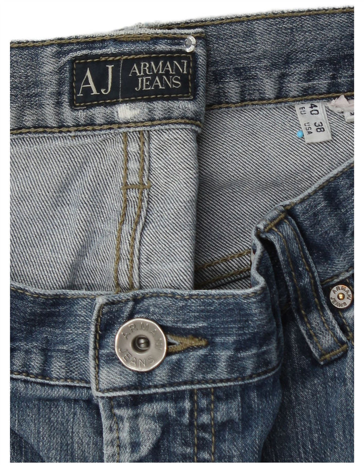 ARMANI Jean Droit W38 L34 Homme Bleu