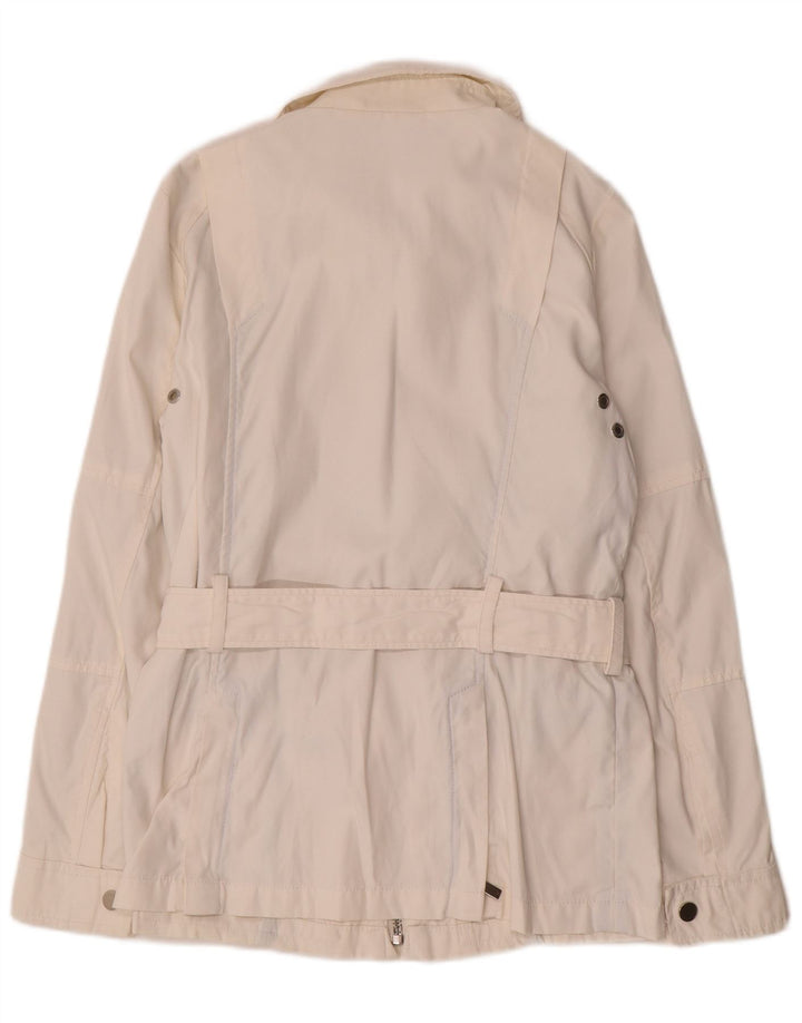 Zara Veste utilitaire pour femme UK 12 Medium Off White Nylon