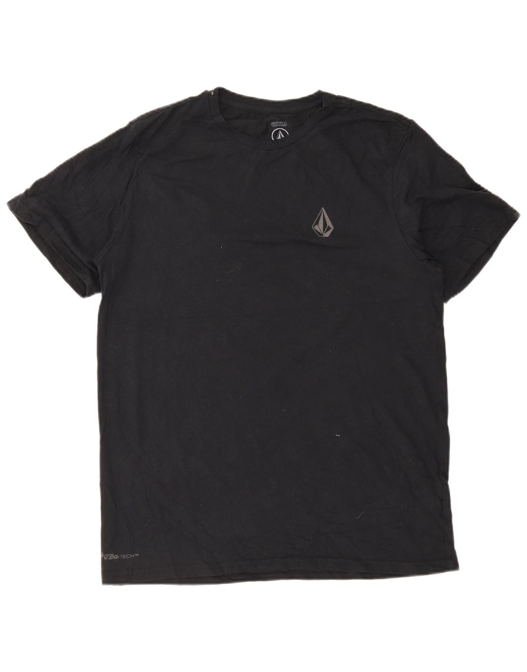 Volcom T-shirt graphique coupe moderne pour hommes, grand noir, en coton