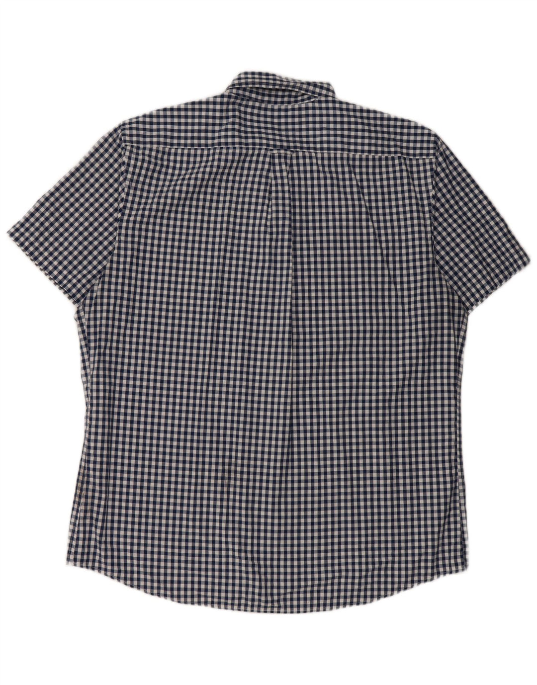 IZOD Chemise à Manches Courtes Homme XL Bleu Vichy Coton