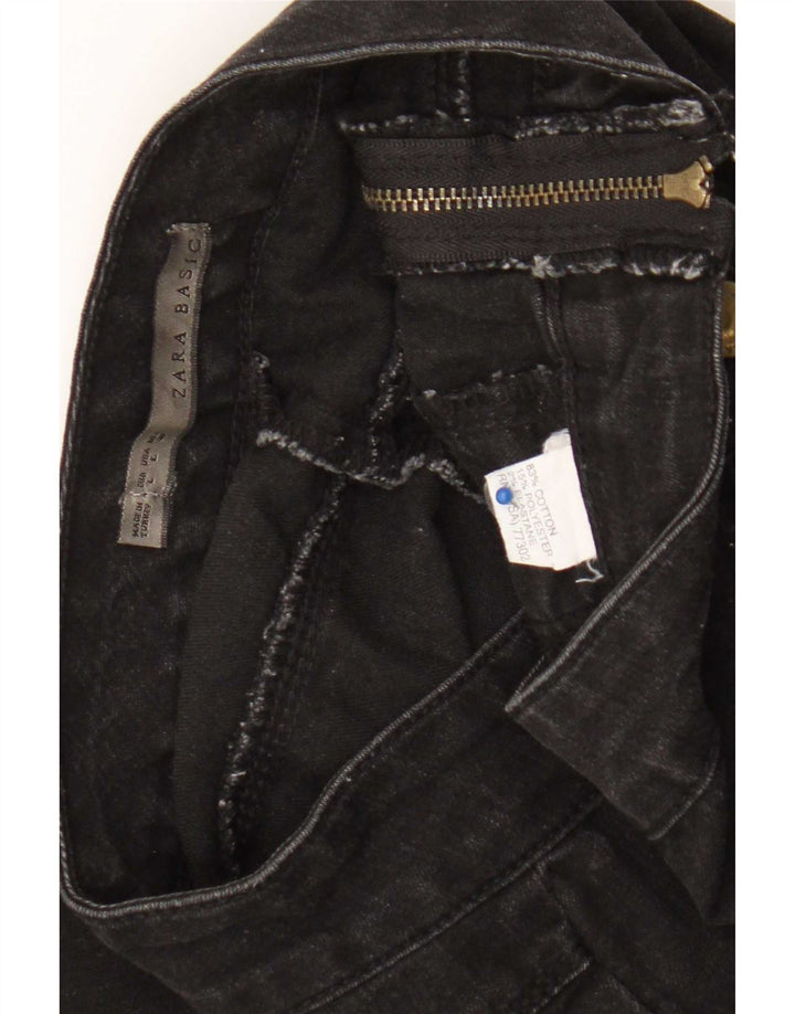 Zara Femme Jegging Jeans Large W30 L29 Coton Noir