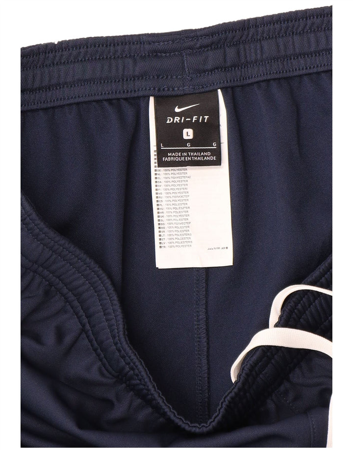 Pantalon de survêtement Nike Dri Fit pour hommes, grand, bleu marine, polyester