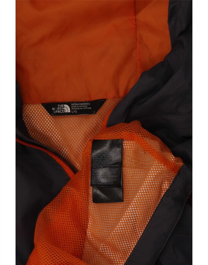 The North Face Veste de pluie à capuche pour homme UK 40 Large Gris Nylon