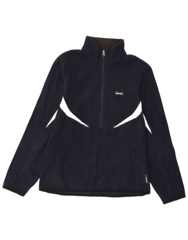 Colmar Pull Polaire Polartec Col Zippé Homme Bleu Marine Moyen Polyester