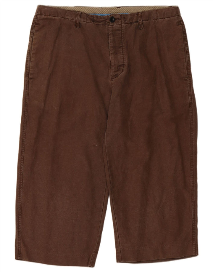 Gap Bermuda Regular Loose Fit Homme Medium W32 Lin Marron