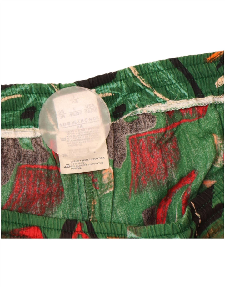 Belfe Short Homme IT 46 Petit W30 Vert Floral