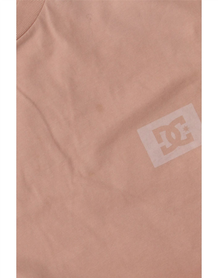 DC T-Shirt Graphique Homme Grand Coton Rose